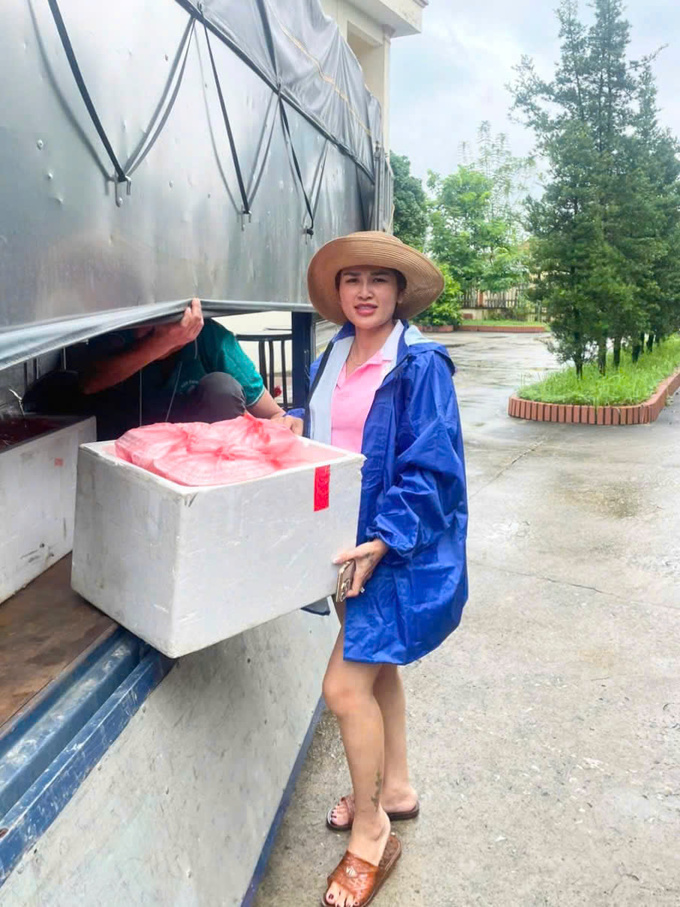 Cứu trợ tại Cao Ngạn - Thái Nguyên