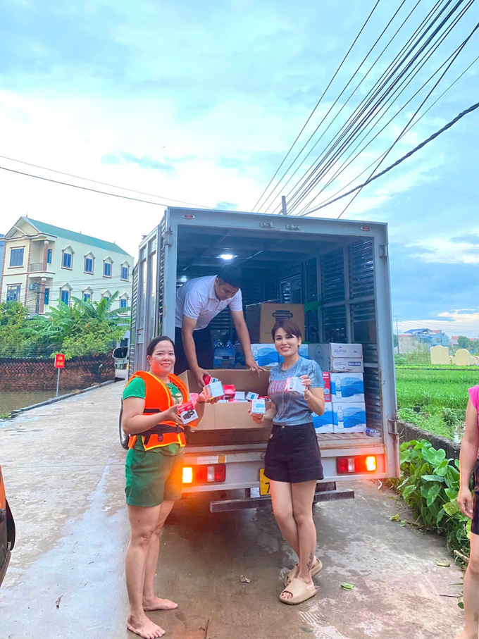 Cứu trợ tại Xóm Soi - Xóm Đô - Phú Bình - Thái Nguyên