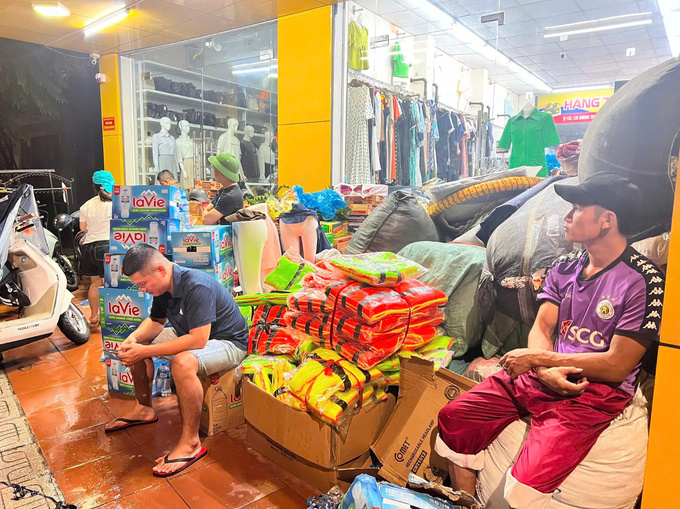 Nơi tập kết lương thực tại 135 Quang Trung - TP. Thái Nguyên