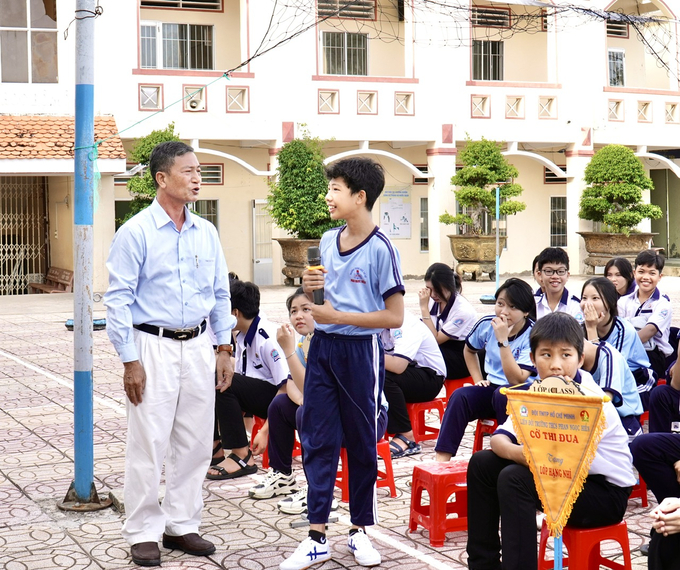 Cà Mau đẩy mạnh công tác truyền thông nâng cao kiến thức phòng bệnh trong trường học.