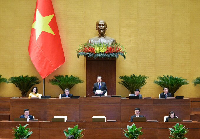 Chủ tịch Quốc hội - Trần Thanh Mẫn phát biểu kết thúc nhóm vấn đề thứ hai về lĩnh vực y tế