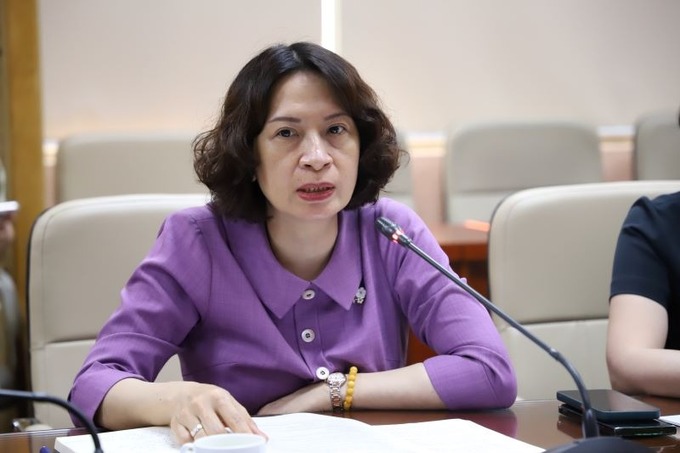 Thứ trưởng Bộ Y tế Nguyễn Thị Liên Hương phát biểu tại buổi làm việc