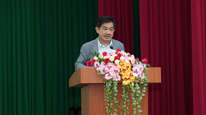 PGS.TS.BS Nguyễn Huy Thắng - Phó Chủ tịch Hội Đột quỵ Việt Nam, Chủ tịch Hội Đột quỵ TP. HCM, trình bày về 
