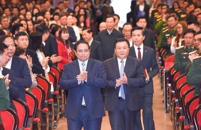 Thủ tướng Phạm Minh Chính cùng các đại biểu dự hội nghị