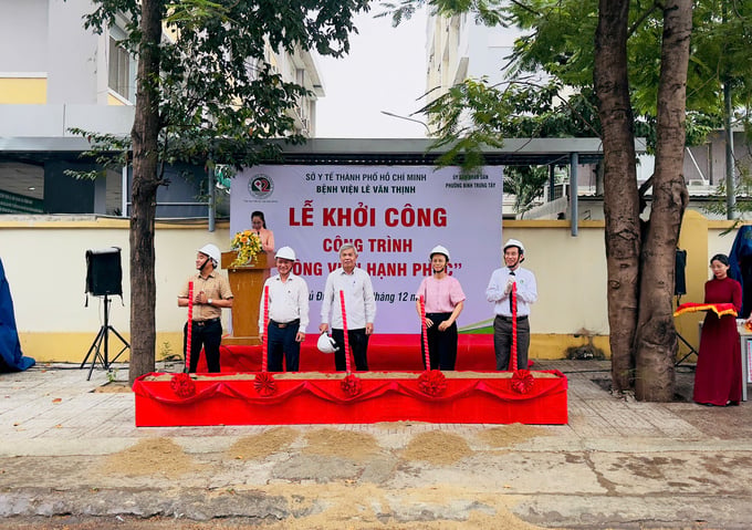 Bệnh viện Lê Văn Thịnh phối hợp với UBND phường Bình Trưng Tây đồng tổ chức lễ khởi công công trình “Công viên hạnh phúc”