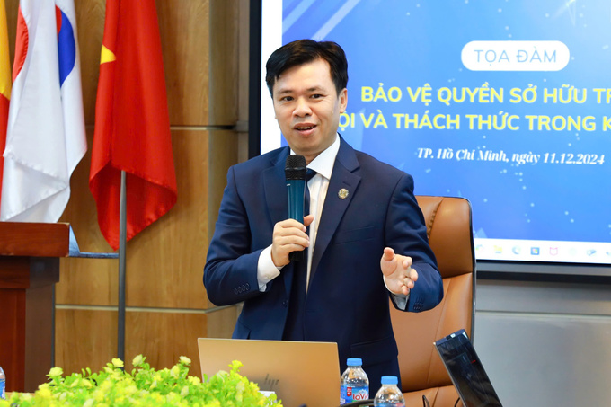 GS.TS. Đỗ Văn Đại, Phó Hiệu trưởng Trường Đại học Luật TP.HCM phát biểu tại buổi toạ đàm