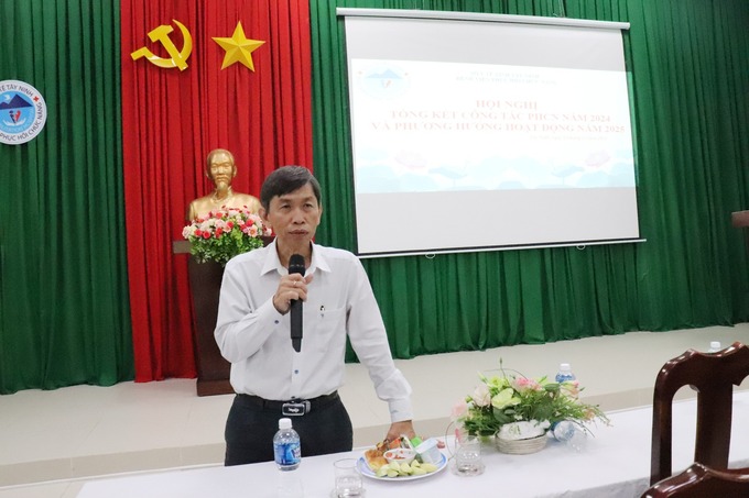 BS.CKII Đỗ Hồng Sơn - Giám đốc Sở Y tế tỉnh Tây Ninh phát biểu chỉ đạo