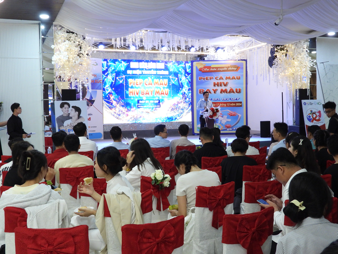 Quang cảnh sự kiện truyền thông tuyên truyền về HIV và PrEP năm 2024