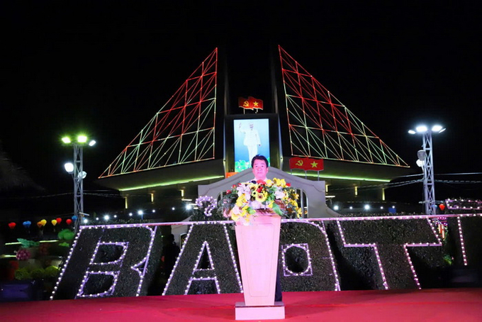 Ông Nguyễn Long Biên - Phó Chủ tịch UBND tỉnh Ninh Thuận phát biểu tại lễ khai mạc