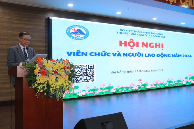 BS.CKII Nguyễn Đại Vĩnh – Giám đốc Trung tâm Kiểm soát bệnh tật TP. Đà Nẵng phát động thi đua năm 2025