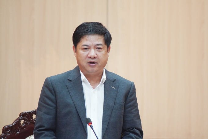 Bí thư Tỉnh ủy Lương Nguyễn Minh Triết phát biểu chỉ đạo tại cuộc họp
