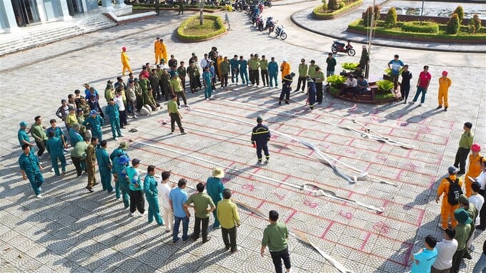 Diễn tập các phương án PCCCR mùa khô năm 2024 – 2025 tại vườn quốc gia U Minh Hạ