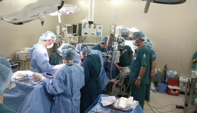 Một ca sinh tại Bệnh viện Nhân dân Gia Định (Ảnh: Người Lao động)