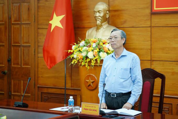  Phó Chủ tịch Thường trực UBND tỉnh Phan Văn Đăng phát biểu kết luận