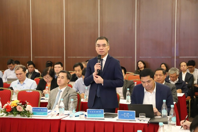 TS Hà Anh Đức - Cục trưởng Cục Quản lý Khám, chữa bệnh, Bộ Y tế phát biểu
