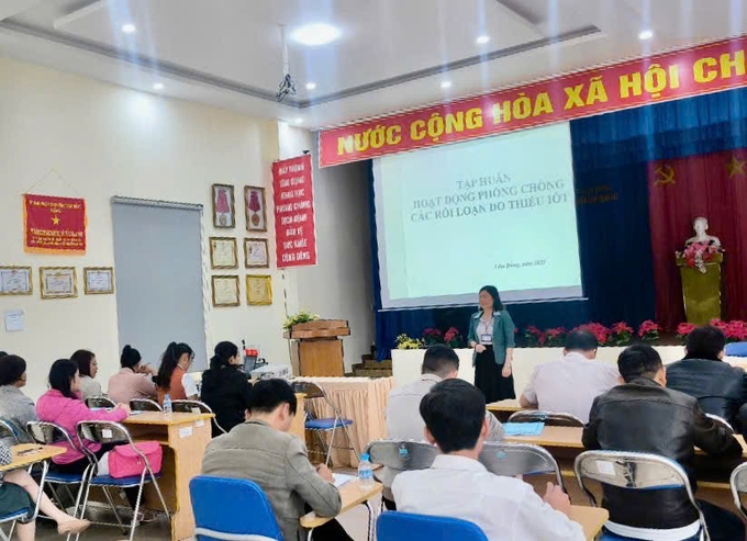 Quang cảnh lớp tập huấn