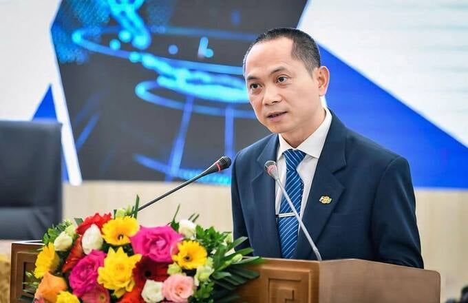 Ông Hoàng Trung Kiên, Tổng Giám đốc FPT Retail phát biểu  
