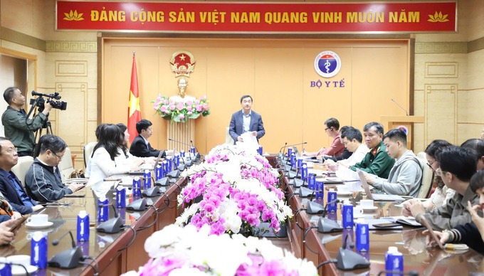Toàn cảnh hội nghị tại điểm cầu Bộ Y tế