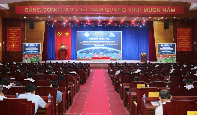 Toàn cảnh hội thảo khoa học