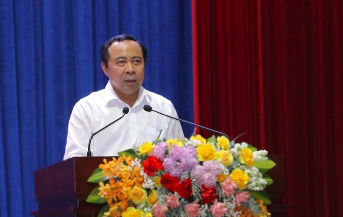 PGS.TS Vũ Hải Quân - Chủ tịch Hội đồng, Giám đốc Đại học Quốc gia TP. HCM phát biểu tại hội thảo
