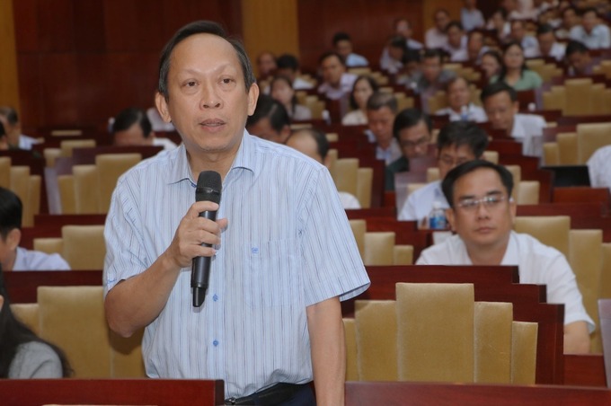 Ông Nguyễn Đình Xuân – Giám đốc Sở Nông nghiệp và Môi trường tỉnh chia sẻ về phát triển khoa học công nghệ trong lĩnh vực nông nghiệp của tỉnh
