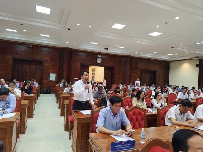 Ông Nguyễn Đăng Giáp – Giám đốc Bệnh viện Vùng Tây Nguyên phát biểu tại hội nghị (ảnh: Thu Phượng)