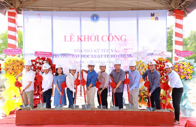 Trường Đại học Luật TP.HCM khởi công xây dựng ký túc xá tại TP. Thủ Đức