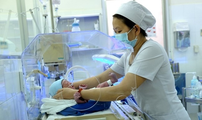 Chắm sóc trẻ sơ sinh tại Bệnh viện Từ Dũ  