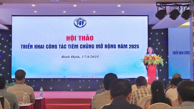 PGS.TS. Dương Thị Hồng - Phó Viện trưởng Viện Vệ sinh dịch tễ Trung ương phát biểu tại buổi hội thảo (ảnh: Hải Phúc)