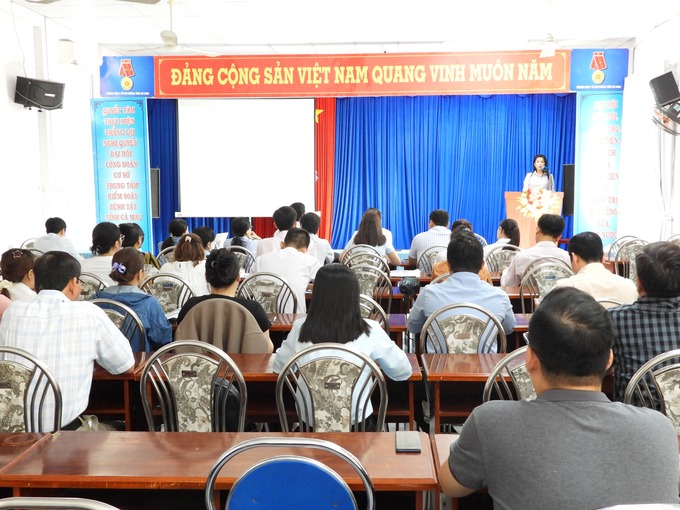 Quang cảnh lớp tập huấn