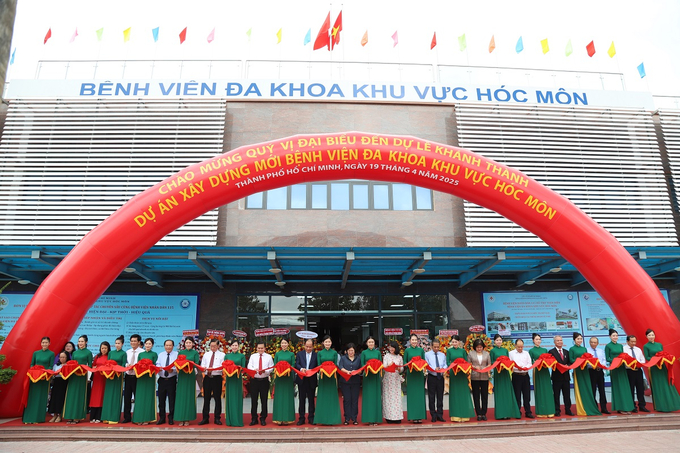 Bệnh viện Đa khoa Khu vực Hóc Môn chính thức khánh thành sau 4 năm xây dựng