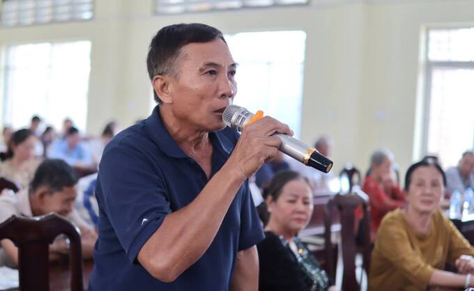 Cử tri tham gia ý kiến, kiến nghị