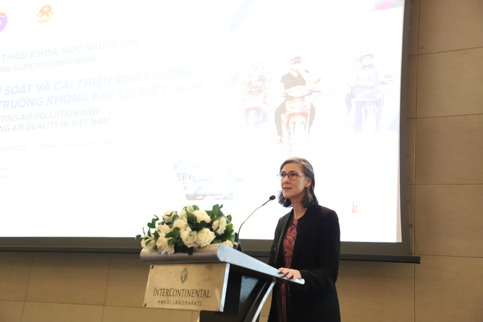 Bà Ramla Khalidi - Trưởng Đại diện thường trú UNDP tại Việt Nam phát biểu