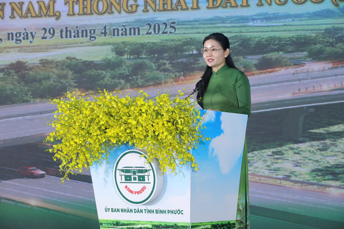  Bí thư Tỉnh ủy Bình Phước - Tôn Ngọc Hạnh phát biểu tại lễ động thổ 