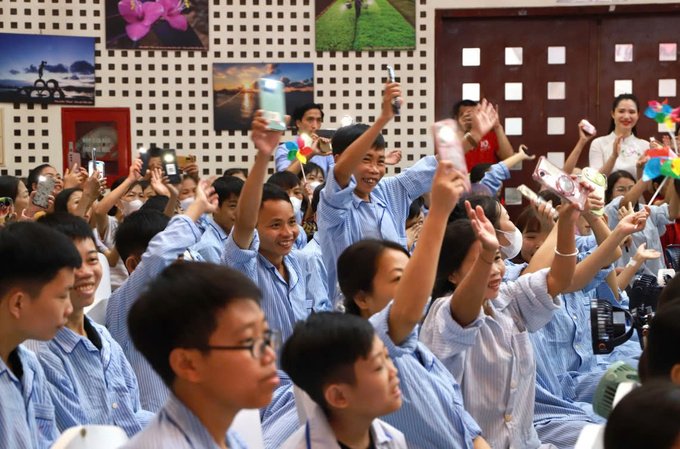 Không khí sôi động tại chương trình. (Ảnh: Vân Chi)