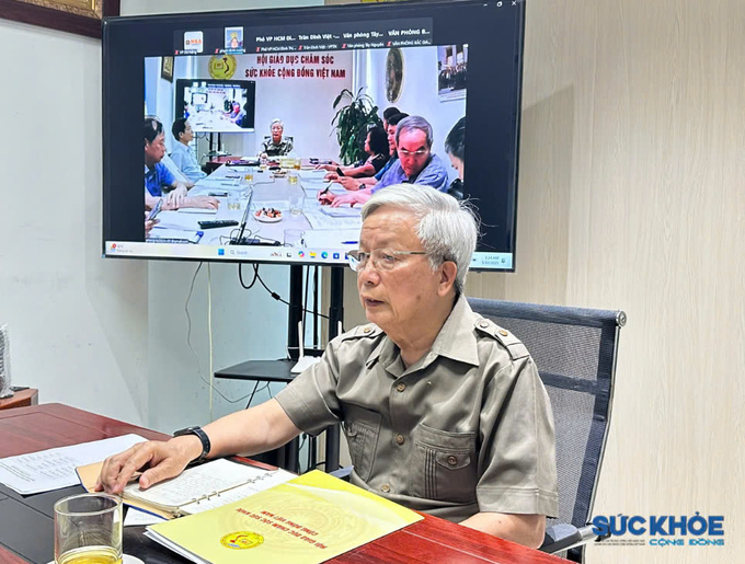 Chủ tịch Hội Nguyễn Hồng Quân chủ trì cuộc họp