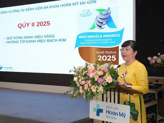 BS.CKI Mai Thị Hương Lan – Trưởng Khoa Nội Thần kinh, Bệnh viện Hoàn Mỹ Sài Gòn  báo cáo tại hội thảo