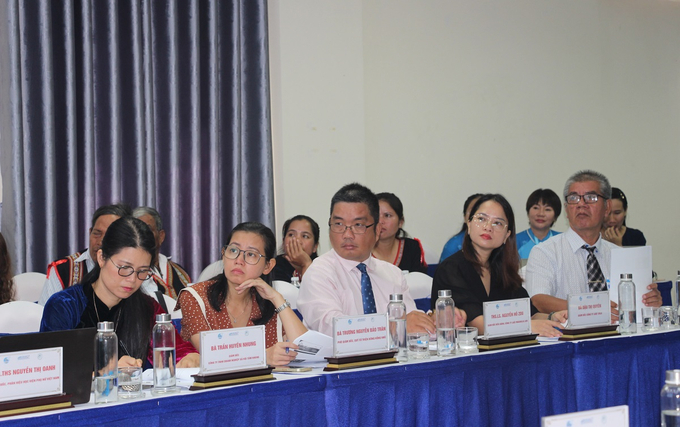 Hội thảo thu hút sự tham gia của 100 đại biểu đến từ nhiều trường đại học, Viện nghiên cứu, các tổ chức phi chính phủ địa phương...