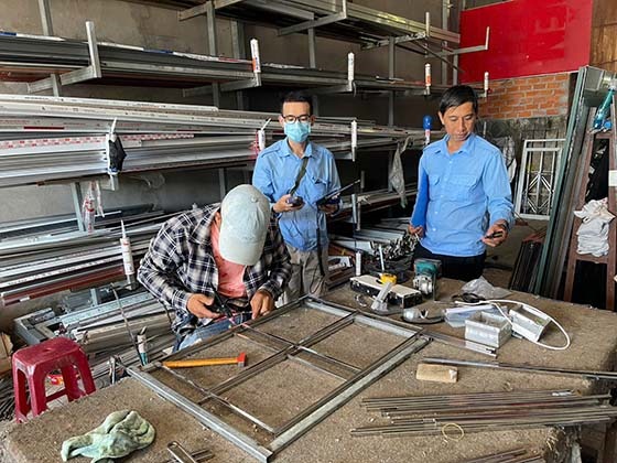 Quan trắc môi trường lao động tại cơ sở kinh doanh trên địa bàn quận Bình Thủy