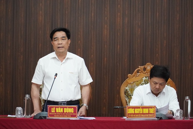 Ông Lê Văn Dũng - Chủ tịch UBND tỉnh Quảng Nam yêu cầu các địa phương hoàn thành xóa nhà tạm, dột nát trước ngày 2/9/2025.