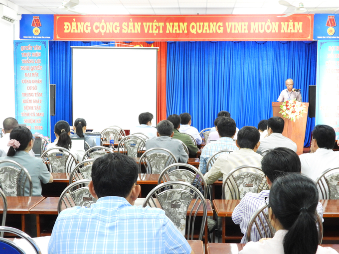 Quang cảnh lớp tập huấn