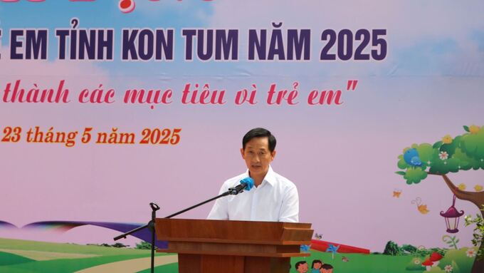 Phó Trưởng ban Thường trực BCĐ thực hiện chương trình hành động quốc gia vì trẻ em tỉnh khai mạc lễ phát động
