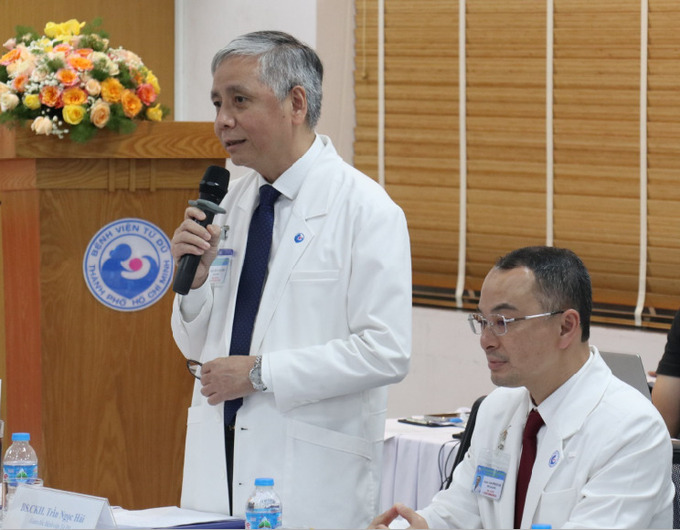 BS.CKII Trần Ngọc Hải - Giám đốc Bệnh viện Từ Dũ phát biểu