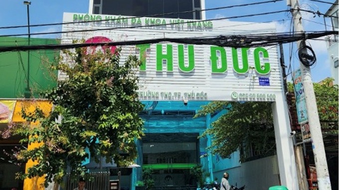 Phòng khám Đa khoa thuộc Công ty TNHH Phòng khám Đa khoa Việt Khang Thủ Đức bị phản ánh có dấu hiệu 