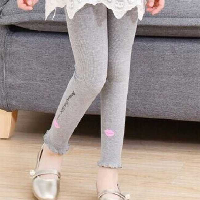 Combo 2 Quần Legging Môi Hồng Cho Bé Gái
