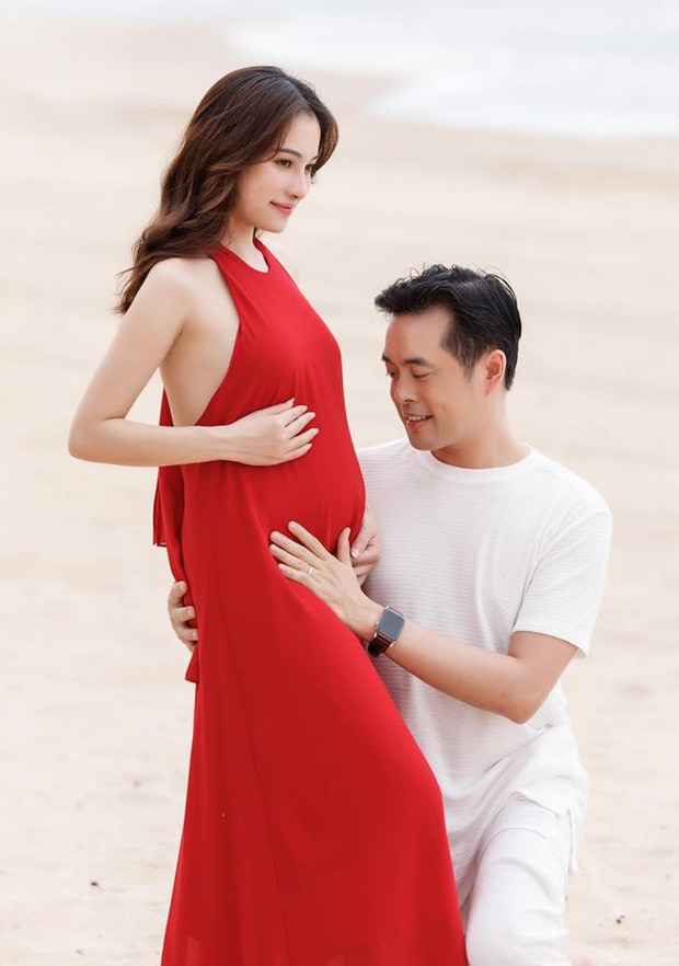 duong khac linh xac nhan vo mang bau song thai o thang thu 4 sau 1 nam cuoi - 1