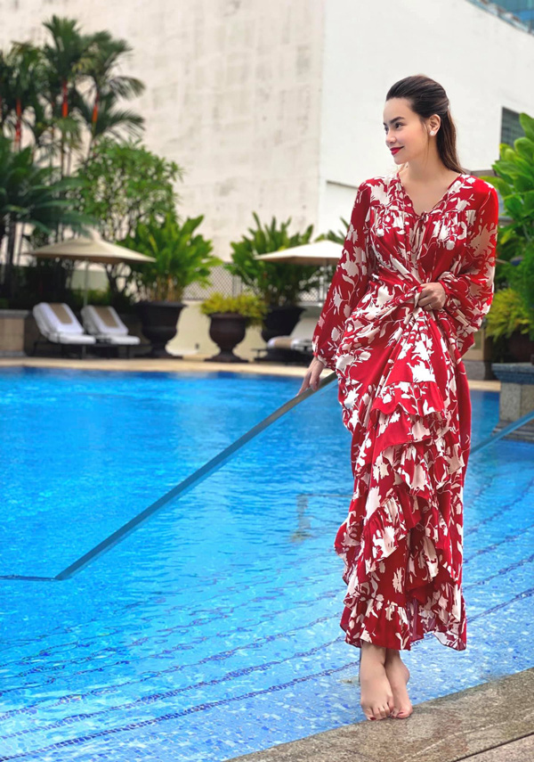 Nhan sắc rạng rỡ của Hồ Ngọc Hà khi mang thai đôi ở tuổi 36 - Ảnh 5. Nhan sắc rạng rỡ của Hồ Ngọc Hà khi mang thai đôi ở tuổi 36 - Ảnh 5.