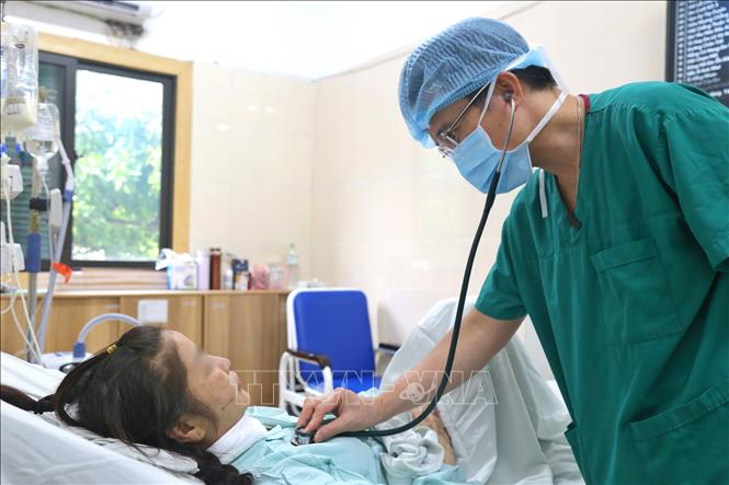 Sức khỏe của người bệnh đang cải thiện tốt (Ảnh: TTXVN)