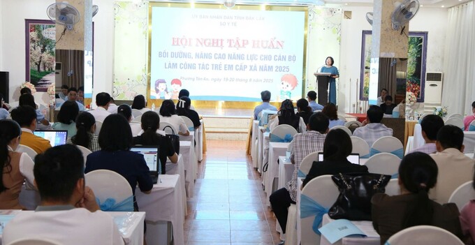 Các học viên tham dự lớp tập huấn