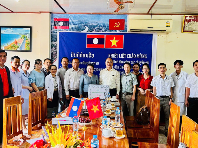 BVĐK tỉnh Quảng Ngãi 2 hỗ trợ đào tạo, chuyển giao kỹ thuật cho Bệnh viện Attapư (Nước CHDCND Lào)